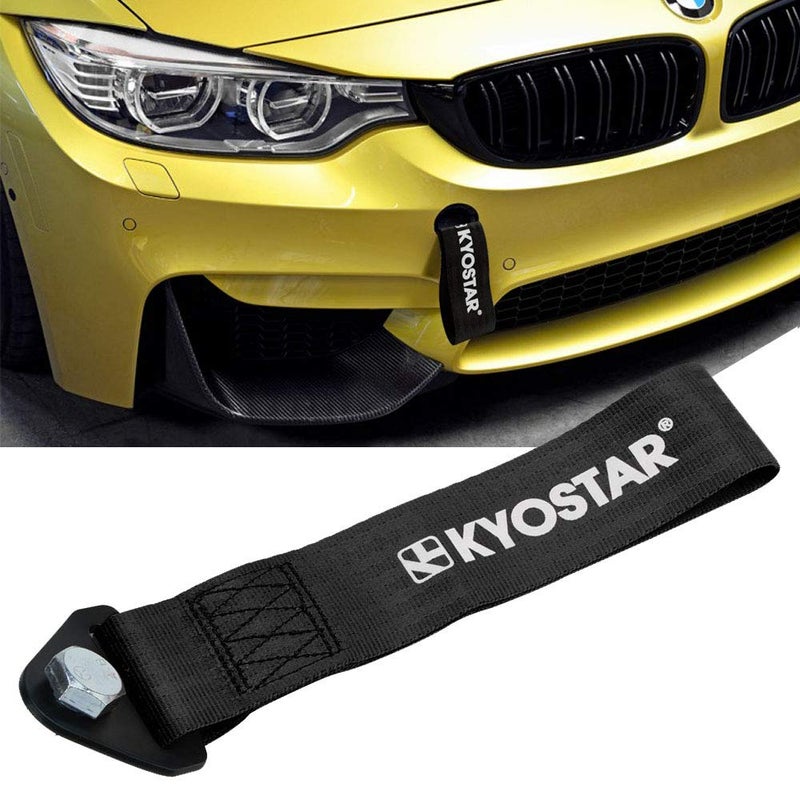 Kyostar drift rally car towing tow strap belt hook(Black) - Image 1